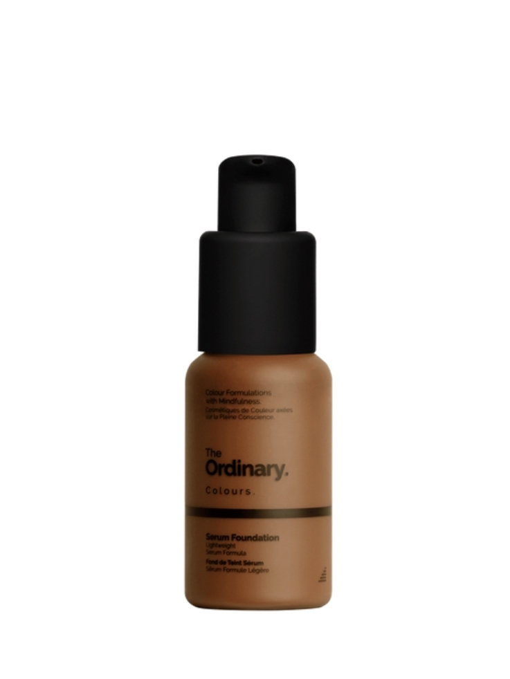 The Ordinary Serum Foundation in the 3.2R a foundation for deep skintones with a red undertone